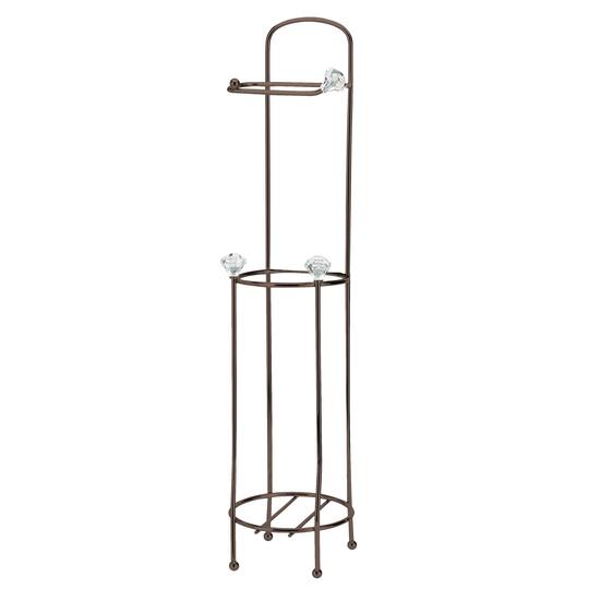 Bath Bliss Oil Rubbed Bronze Toilet Paper Organizer & Dispenser